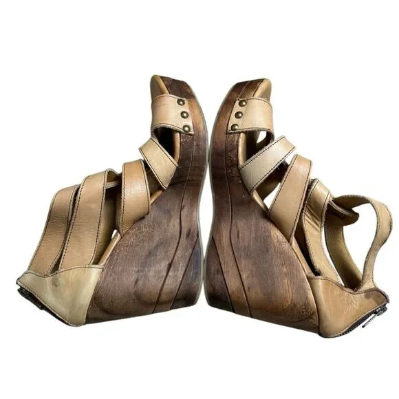 Bed Stu Platform Strappy Wedge Sandals - Picture 8 of 12